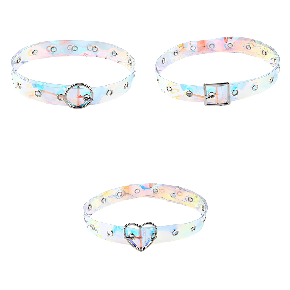 Модный Джокер пластиковая прозрачная пористая Пряжка из полимера Женская