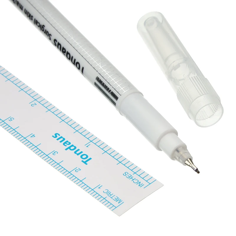 2 шт./компл. маркер для кожи бровей ручка татуировки карандаш измерительная