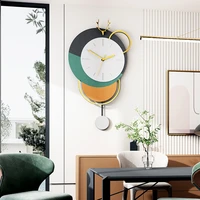 fashion simple wall clock mute creative home luxury pendulum wall clock modern design large wandklok large wall clock
