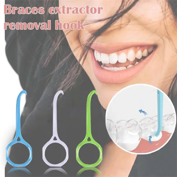 

1/3pcs Tooth Socket Remove Hook Remover Easy Removal Tool Plastic Braces Hook M88