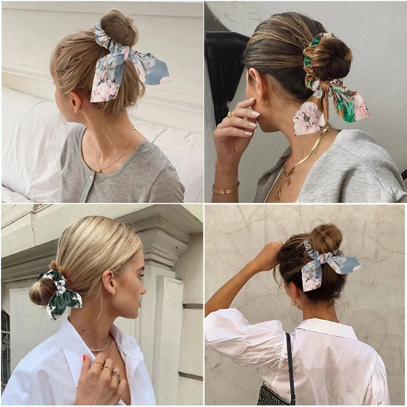 

2021 Summer Hair Ties Women Bandanas Floral Print Hairbands for Girls Headbands Hot Fashion Hair Accessories Turban