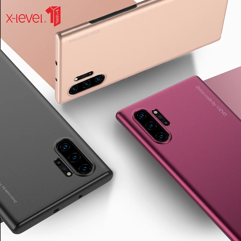 Чехол X-Level для Samsung Galaxy Note 10 Plus ультратонкая жесткая задняя крышка из