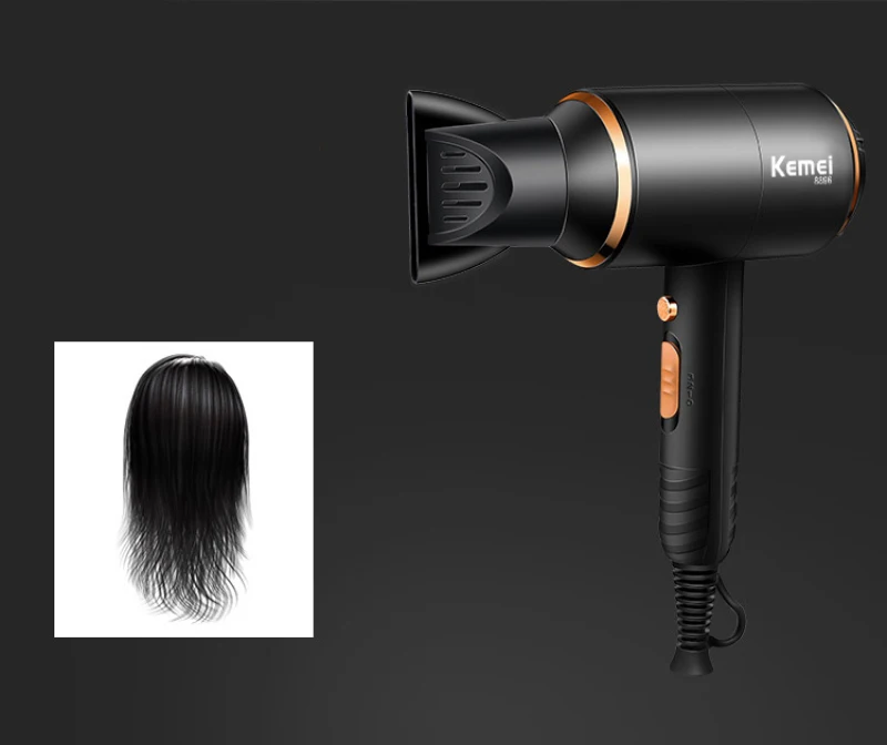 

Strong Wind Power Electric Hair Dryer Overheat Protection System New Hair Drying Machine No Injury Water Ions Hair Blower D43