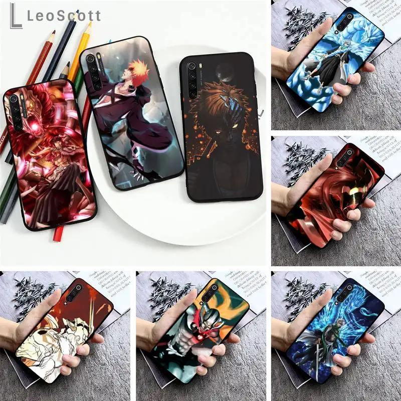 

Anime Bleach Phone Case For Xiaomi Redmi note 7 8 9 pro 8T 9S Mi Note 10 Lite pro Soft TPU Silicone Back Cover Phone Case