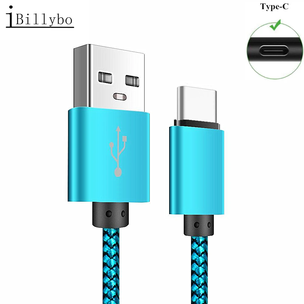 Зарядное устройство USB Type C 2 м длинный провод для Samsung galaxy C9 S10 A50 A70 Sony Xperia 10 XA1 Plus XA2