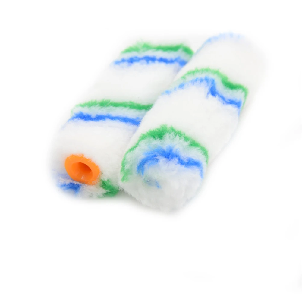 

10 Pcs/lot 4" Paint Roller Covers Mini Paint Roller Edger Trim Roller Hand Tools Set