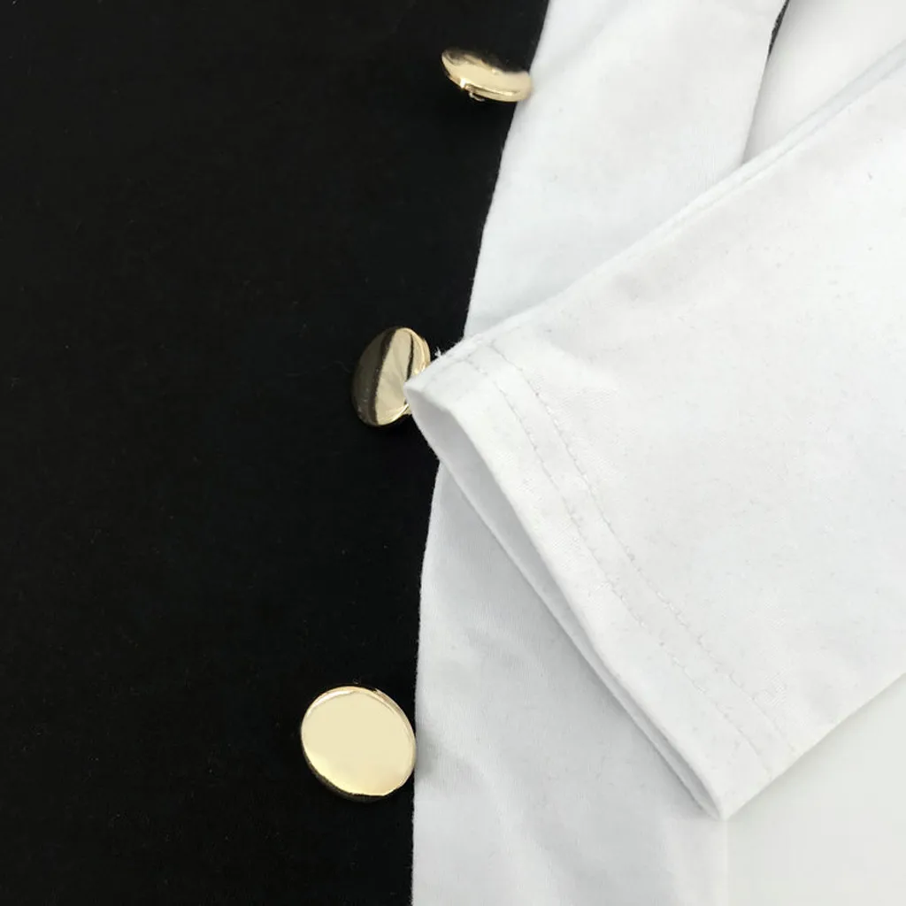 Button T Shirt Women Patchwork High-neck Long Sleeve Camiseta Mujer Tee Femme Casual Loose Tshirt | Женская одежда