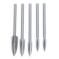 5pcs wood carving and engraving drill accessories bit universal fitment for rotary tools5pcs