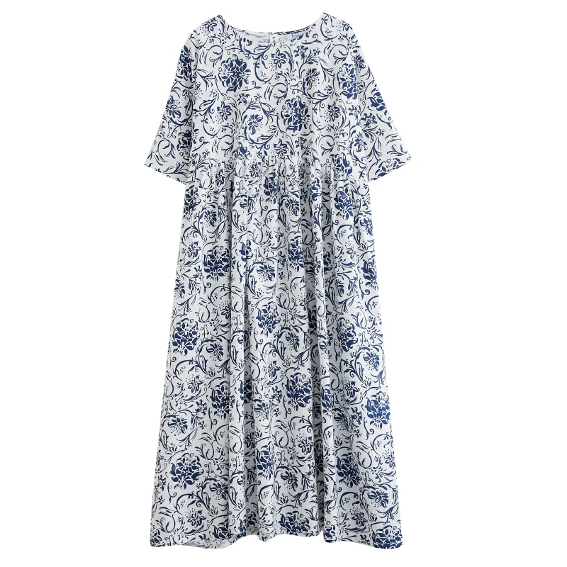 

COIGARSAM Vintage Short Sleeve Women dress New Summer Loose Dresses White 2012