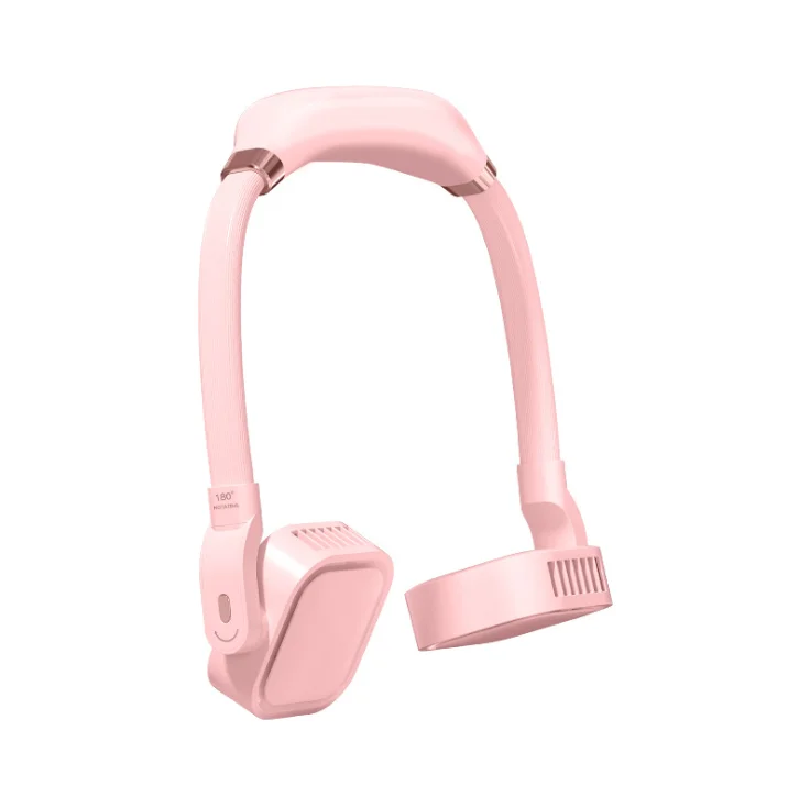 

Mini Bladeless Neck Fan 2000 mAh USB Rechargeable Outdoors Sports 3-speed adjustable Portable Mini Neckband Fans