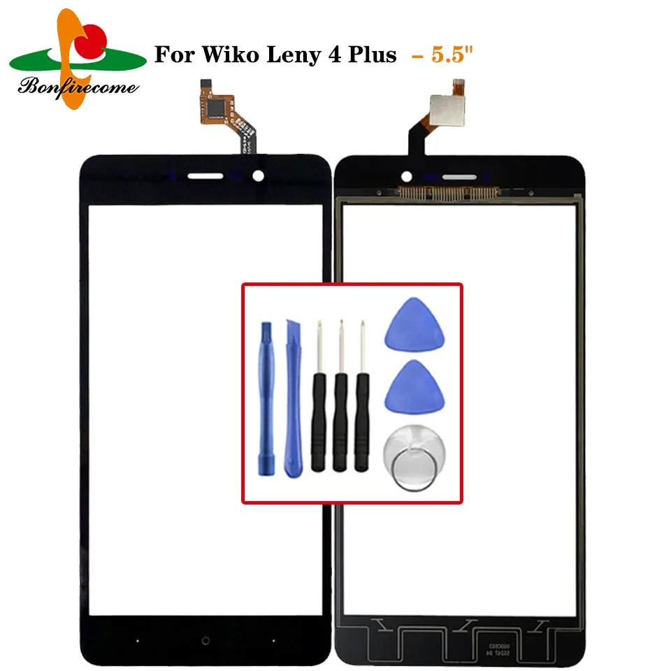 For Wiko Leny 4 Plus Touch Panel Touch Screen Digitizer Sensor Replacement For Lenny 4+ LCD Front Glass Lens