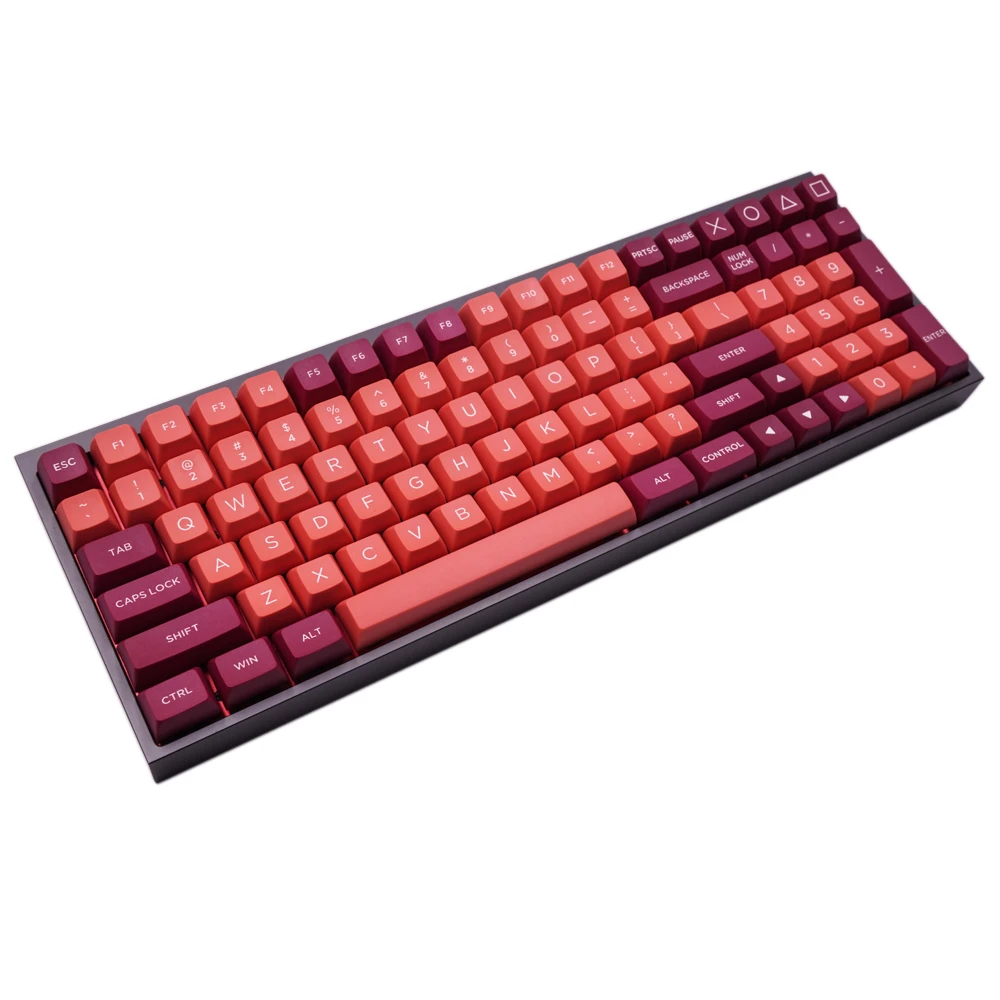 

G-MKY OSA Lava oran KEYCAP PBT DOUBLE SHOT Keycap FOR Cherry MX switch keycaps for Wired USB Mechanical Gaming keyboard
