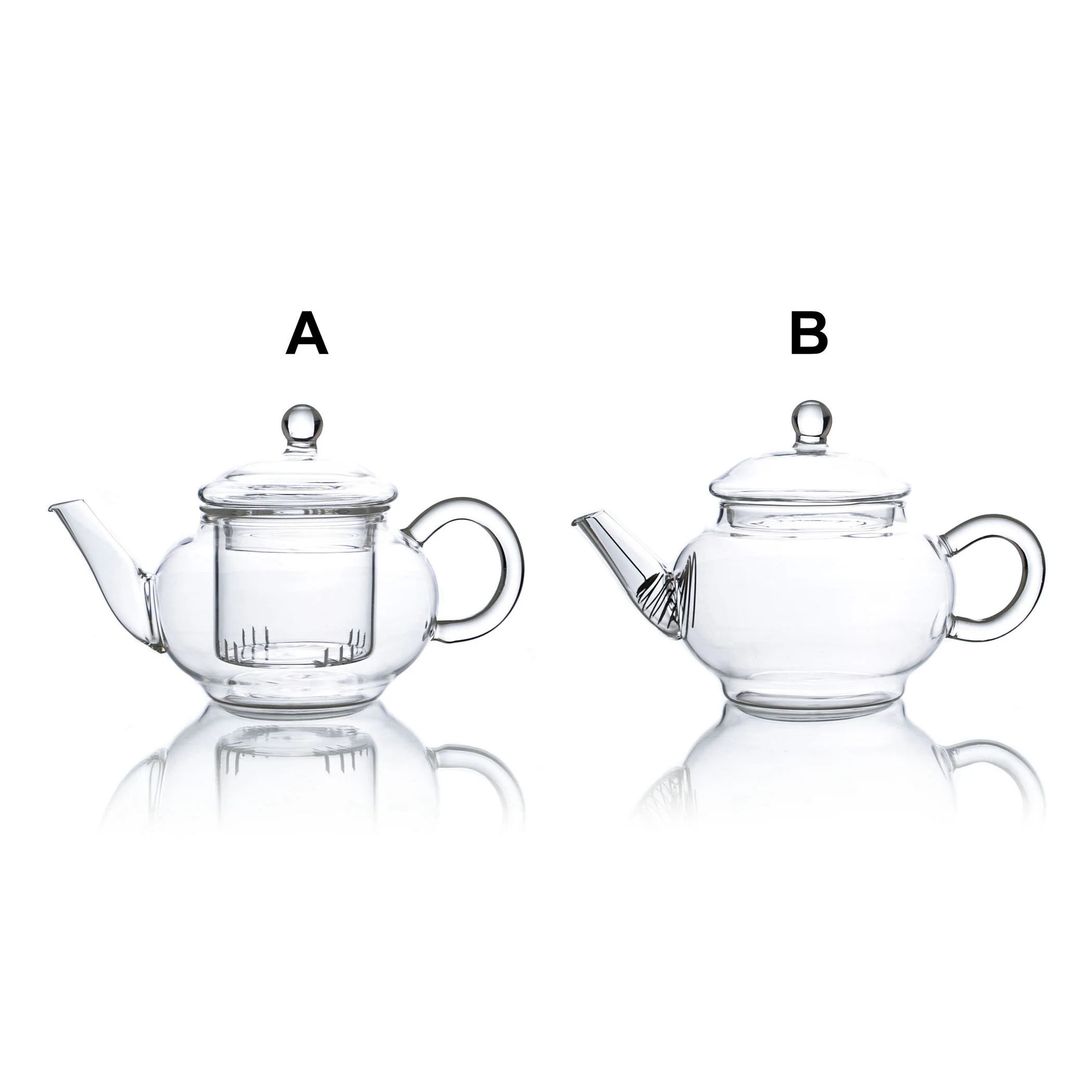 Виды термостойкого прозрачного стекла мини цветок чайник w/ Infuser A/B|flower teapot|clear glass