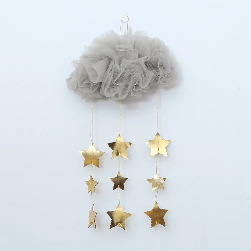 Новая звезда дома гирлянда висячие украшения облако Колокольчик для детской