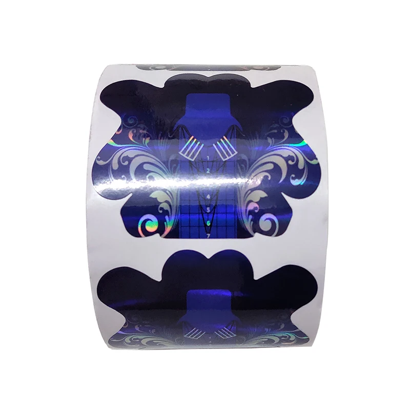 500Pcs/roll Laser Nail Form Gel Nail Art Tip Extension Guide Tools for Salon Nail Form JT180