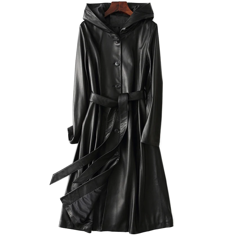 2021 весеннее новое пальто из овечьей кожи женское приталенное натуральной с