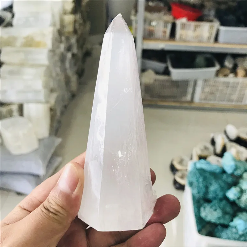 120mm Rock селенит кристалл пластинка кварцевые Гималайский белый камень паста