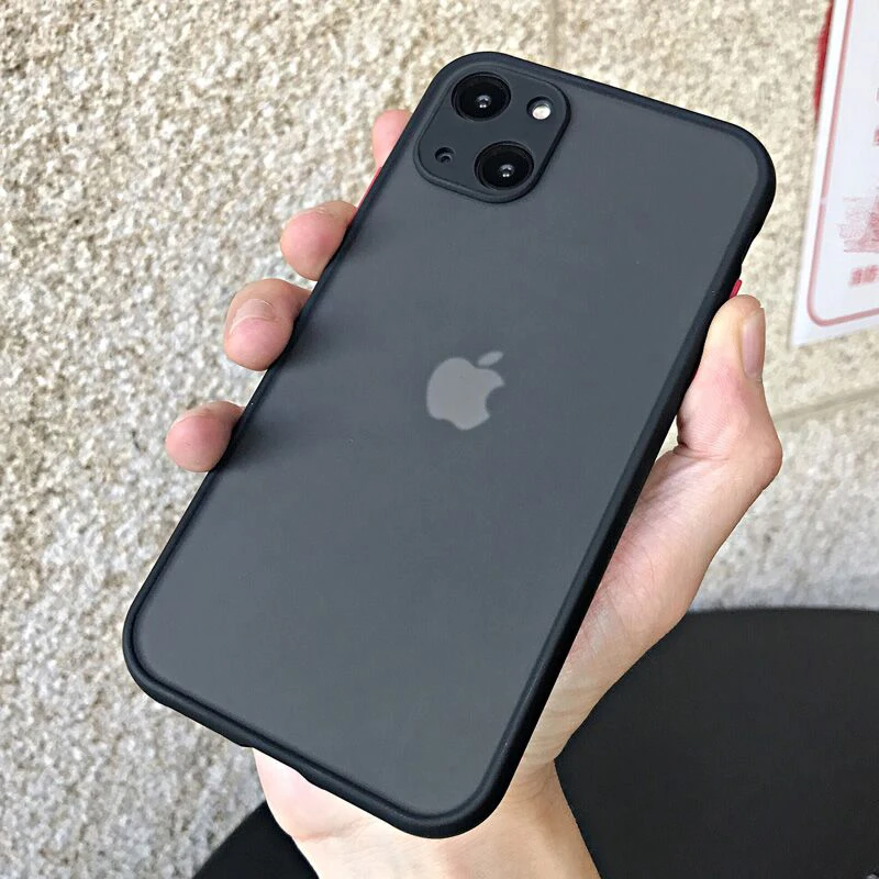 

Camera Lens Protection Shockproof Case For iPhone 12 11 13 Pro Max Mini XS XR X 8 7 Plus SE2 Silicone Frame Clear Matte Cover