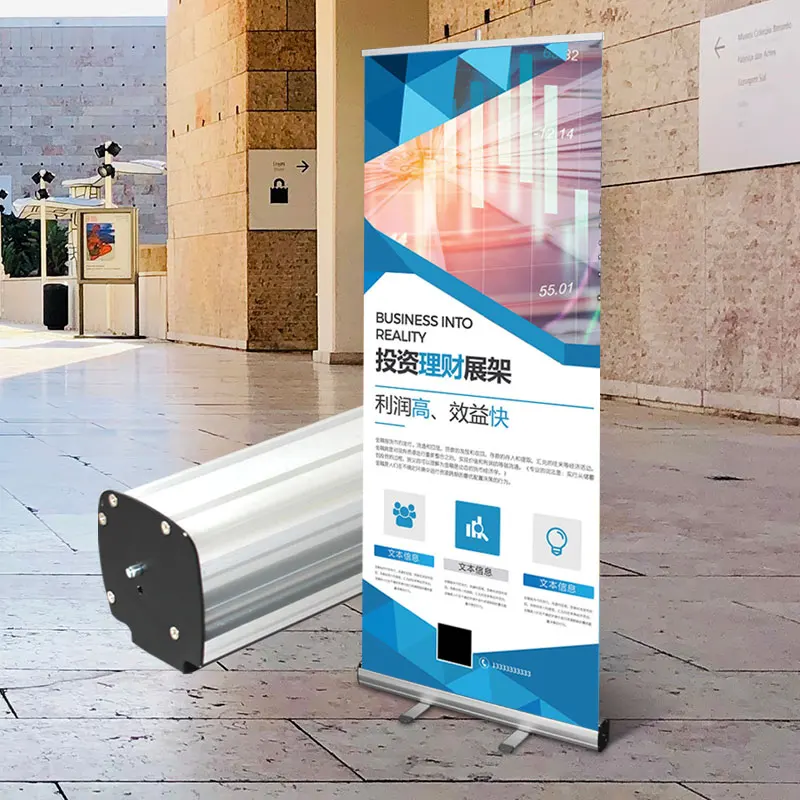 

Free design 80*200cm High quality Economy Promotion exhibition Pull up Retractable roll up banner stands display British style