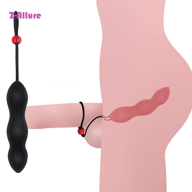Силиконовый анальный вибратор пробка Анальная для простаты G spot массажер