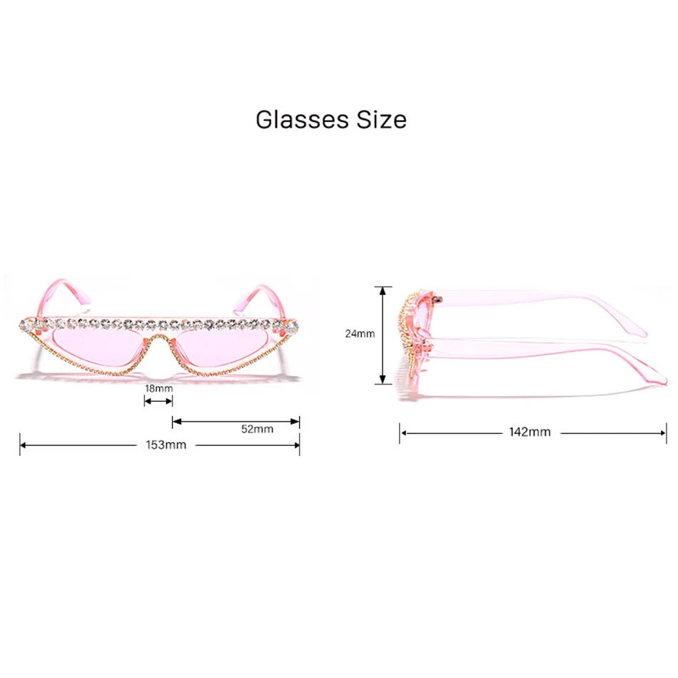 

Cat Eye Sunglasses Women 2020 Luxury Diamond Sunglasses Men Small Glasses Ladies Vintage Rhinestone Sunglasses Retro Female