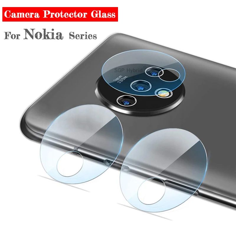 9H прозрачное закаленное стекло для объектива Nokia 7 2 6 3 полное покрытие задней