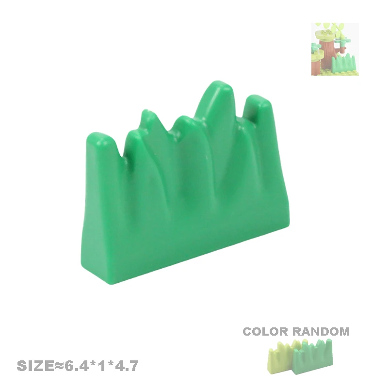 Большая серия растений строительные блоки цветок трава дерево фрукты украшение