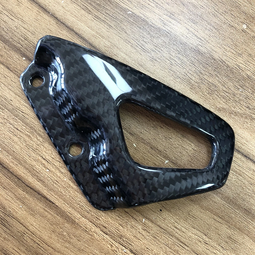 100% углеродное волокно Новая передняя защита пятки Монтажная пластина для ног