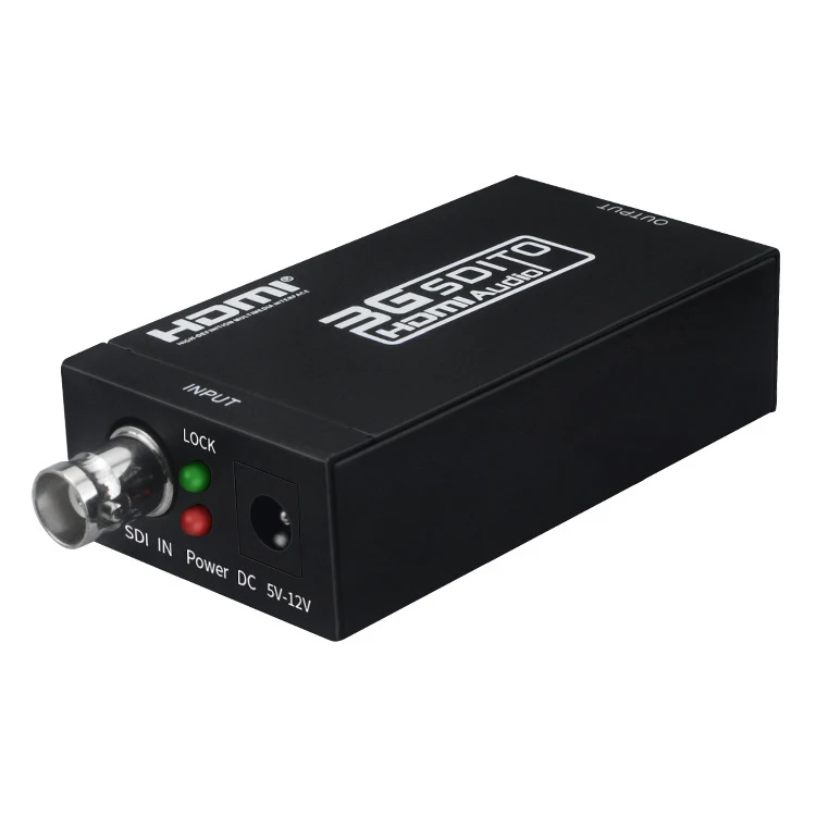 

SDI to HDMI Audio Video Converter BNC to HDMI Adapter HD 3G SDI to HDMI for Monitor HDTV US Plug