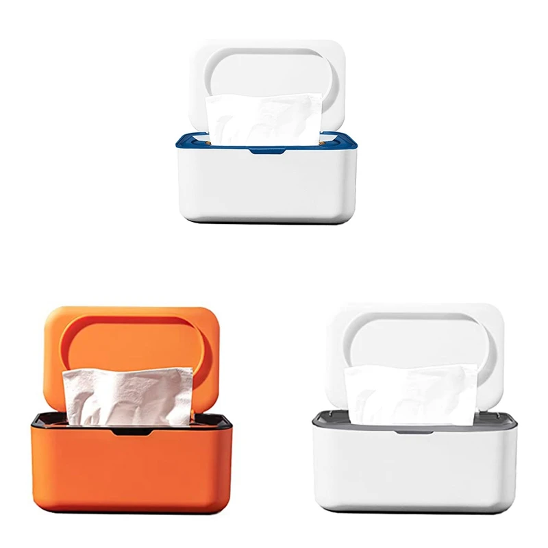 

Wet Wipe Dispenser,Baby Napkin Storage Box Holder Container Dust-Proof Wet Tissue Box For Home, Office