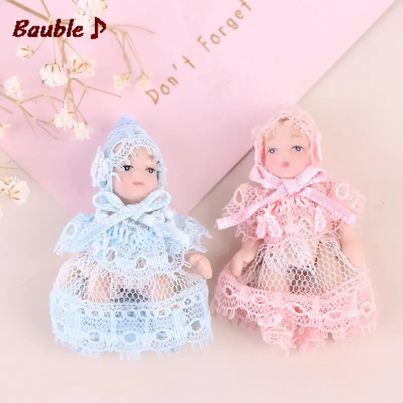 Miniature Cute 1 Pc Miniatures Doll Model Baby People Body Joints Moveable 1:12 Dollhouse | Игрушки и хобби
