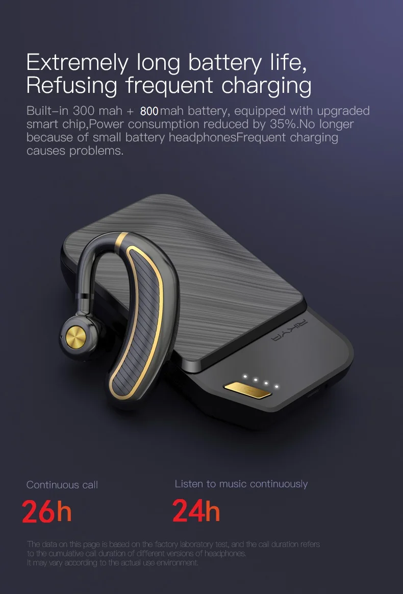 Gdlyl Bluetooth наушник беспроводная гарнитура hands-free мини наушники гарнитура наушники с CVC6.0 микрофоном для iPhone xiaomi Android