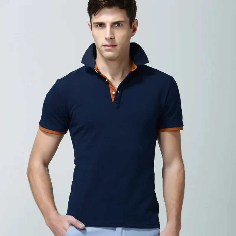 2020 летняя рубашка поло с коротким рукавом брендовая одежда для мужчин M 4XL