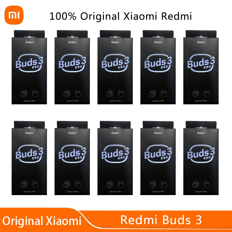

Гарнитура беспроводная Xiaomi Redmi Buds 3 Lite TWS, 10 шт./Лот, Bluetooth 5,2, сенсорное управление, шумоподавление