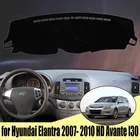 Автомобильный коврик для приборной панели, накидка для Hyundai Elantra 2007- 2010 HD Avante I30 LHD RHD, коврик для приборной панели