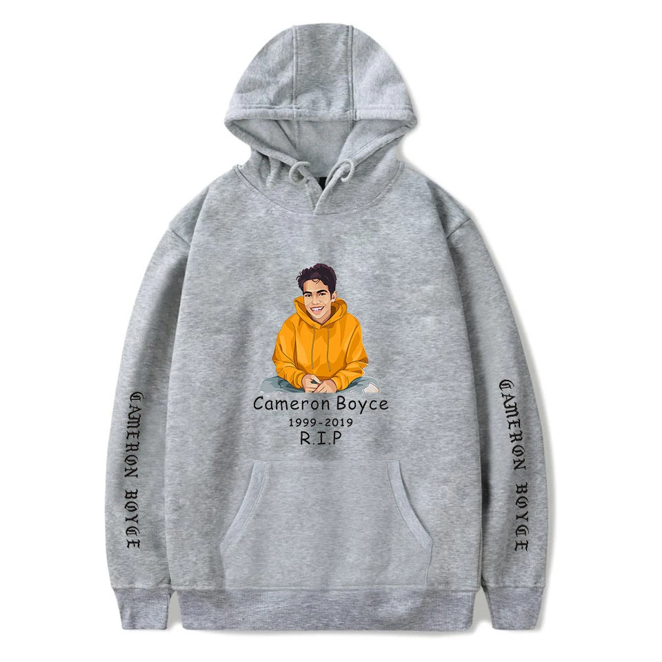 Cameron Boyce Hoodie Gray Long Sleeve Snug Men Women Fashion Couples Sportswear Pullover Winter Autumn Pop top | Мужская одежда