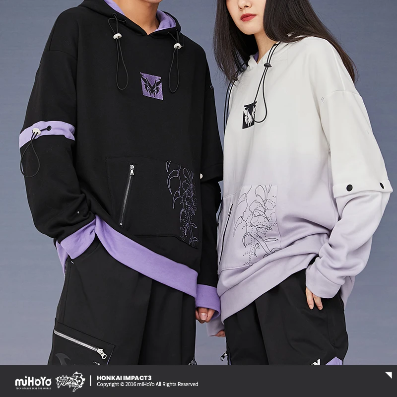 Парный Свободный пуловер с капюшоном Рита росвейссе в стиле игры Honkai Impact 3 |