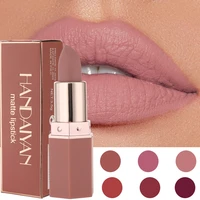 6 color nude matte lipsticks long lasting sexy red waterproof easy to wear velvet lipstick lips makeup cosmetics