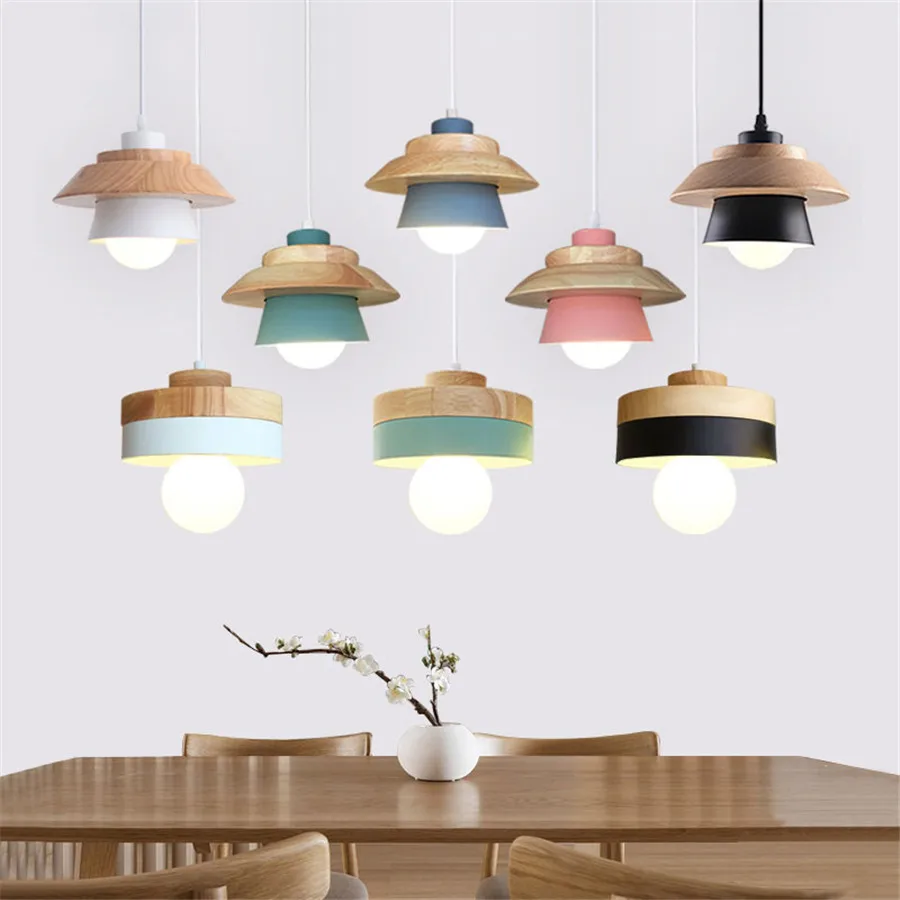 BEIAIDI современный минималистичный подвесной светильник из дерева скандинавский