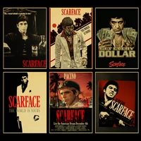 anime wall art canvas painting bedroom wall decor scarface movie posters vintage nordic poster prints wall pictures good quality