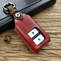 leather car key case cover for honda civic accord pilot city c rv odyssey xrv vezel crider remote protector car accessories