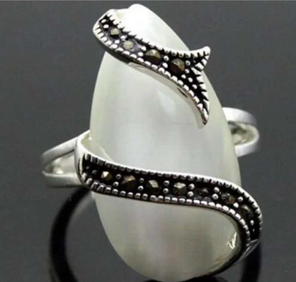 Бижутерия бесплатная доставка благородное кольцо ручной работы из серебра 925