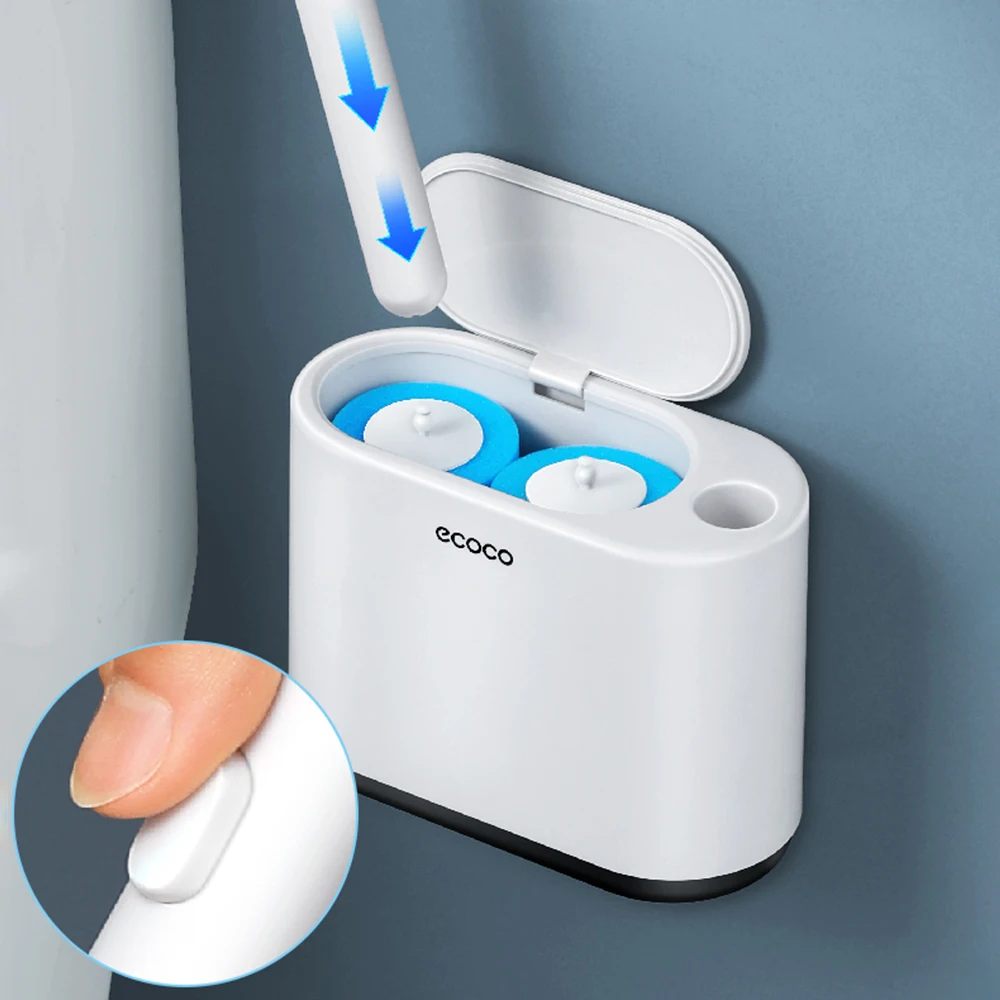 disposable toilet brush with cleaning liquid for bathroom toilet wall mounted long handle replacement brush head cleaner set free global shipping