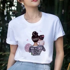 Женская футболка Best Mom, новинка 2020 года, летняя белая футболка с принтом Mother's Love, футболка Harajuku Mama, Vogue, топы, футболка, Femme Vogue