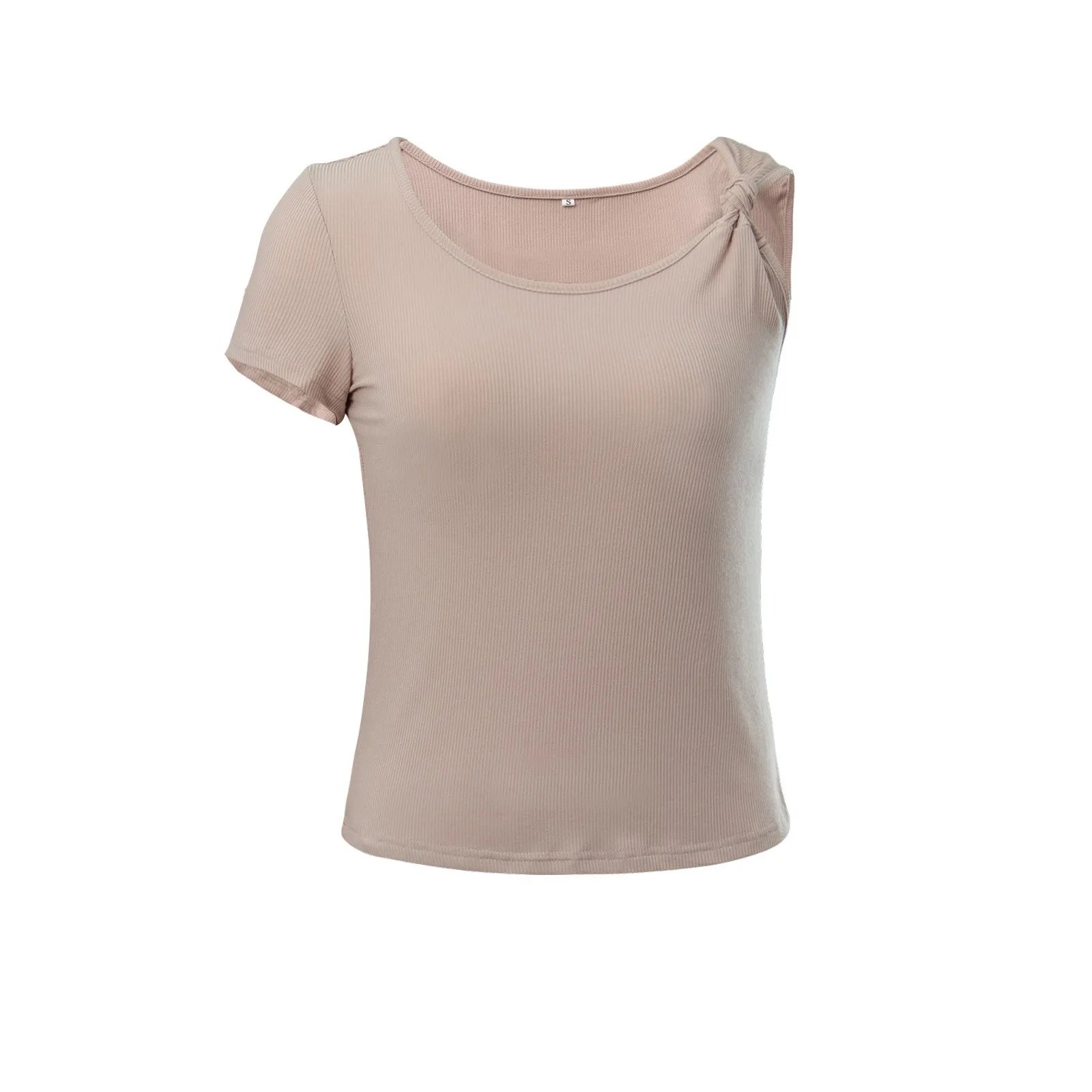 

Fashion One Shoulder Blouse Shirt Sexy Slim O-Neck Tops Tee Summer Casual Ladies Tops Female Women Short Sleeve Blusas Pullover