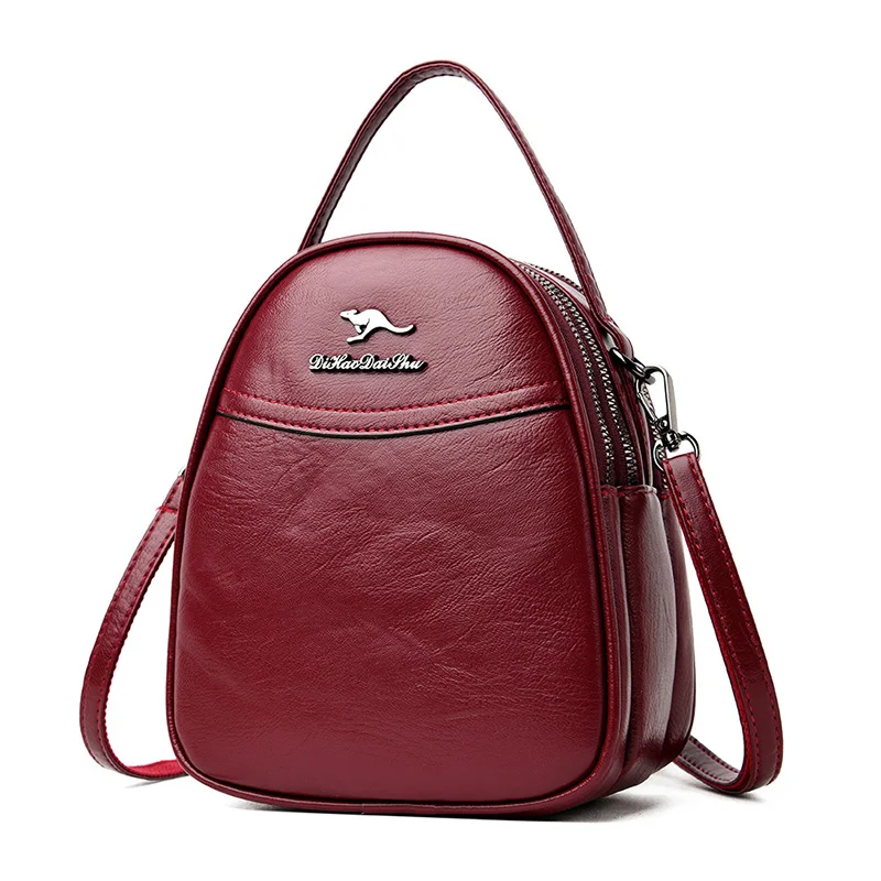 

Crossbody Bags for Women Soft Leather Handbags Small Messenger Bags Sac A Main Solid Leather Shoulder Bag Female Hand Bag Ladies