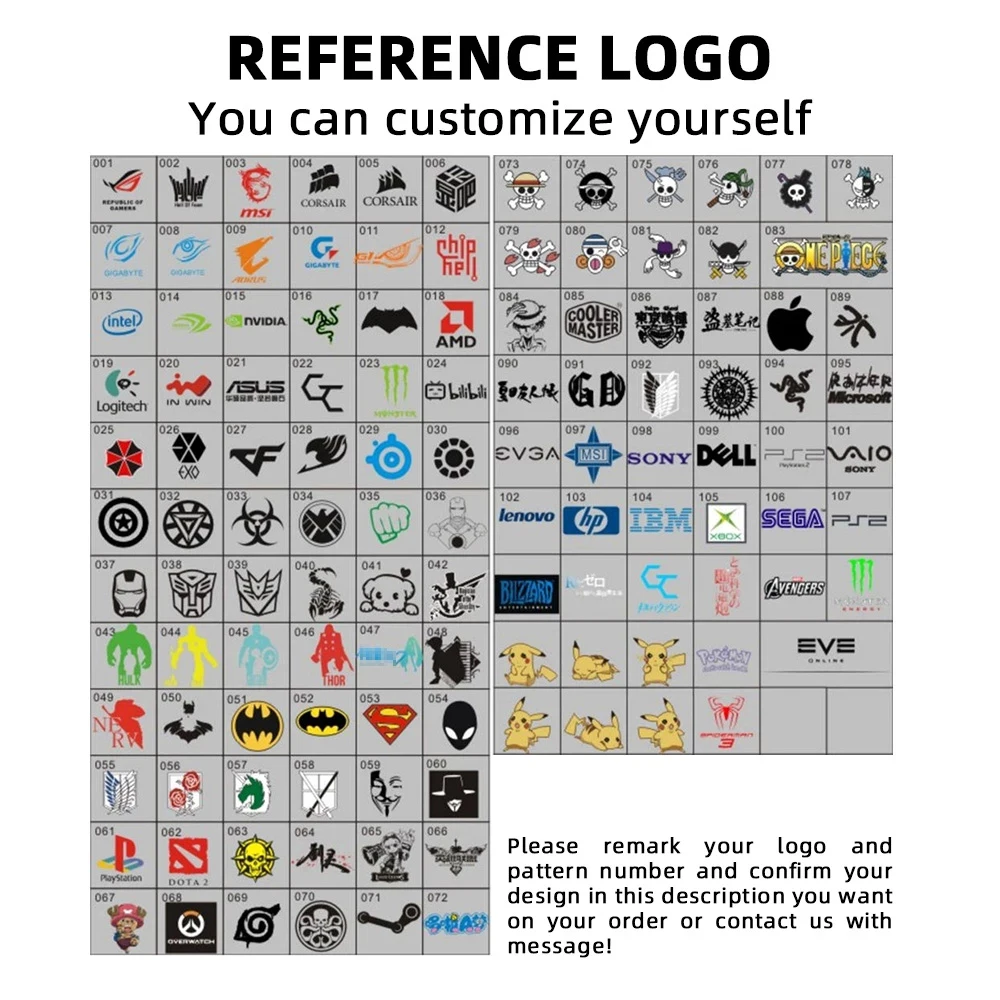 RGB осветительная панель чехол для ПК прозрачная декоративная подсветка VGA A-RGB 12 В/5