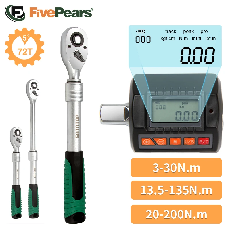 FivePears Ratchet Torque Wrench - Ручной ключ с рычагом FivePearsDinamometric Digital Orthodontic Dynamometer - Динамометр ортодонтический цифровой динамометрBike/Car/Mechanical Repair Multi Hand Tools on - Многофункциональный набор ручных инструментов дл