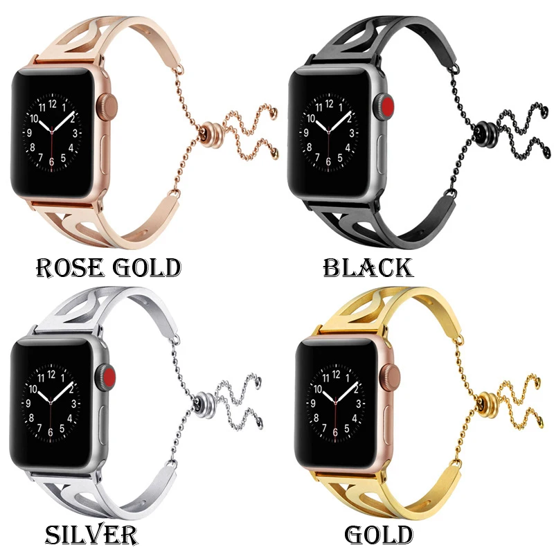 Ремешок для наручных часов Apple Watch серии 3/2/1 38 мм 42 сменный ремешок металлический