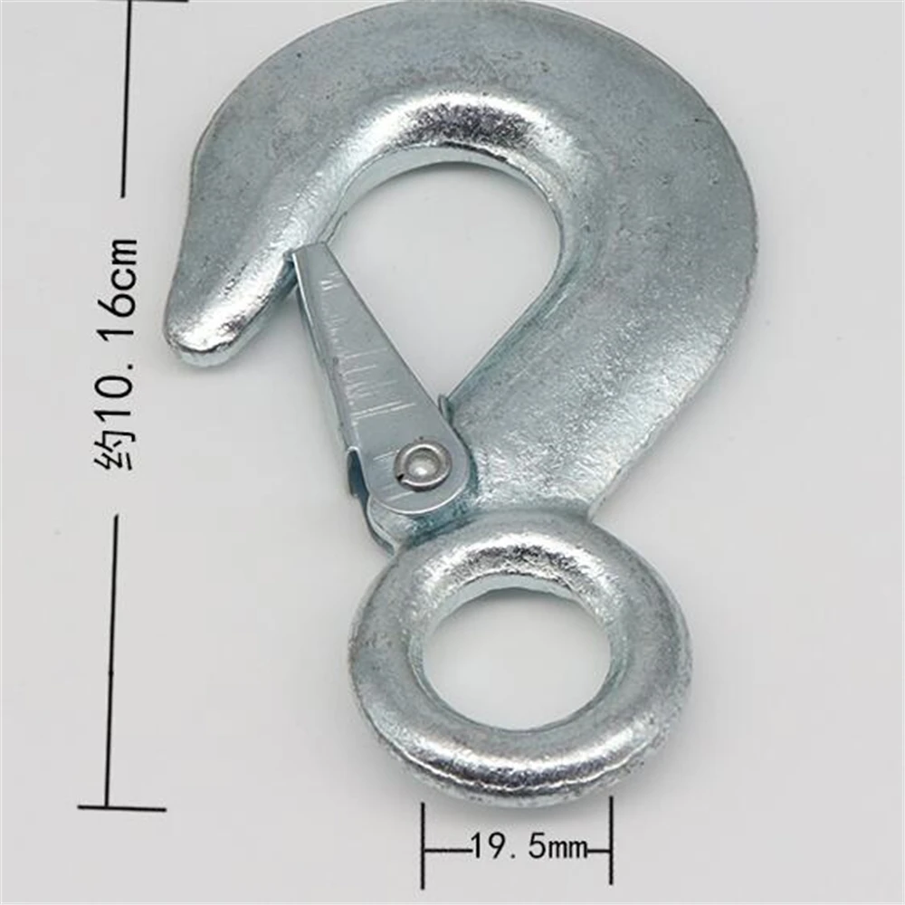 В комплекте с Натяжителем двухрядный крюк S-образный крюк прицеп с канатным крюком самоблокирующийся подъемный крюк
